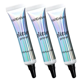 Handaiyan Paq. 3 Bases Primer Para Maquillaje / Glitter Larga Duracion