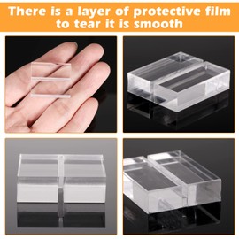 12 Pieces Place Card Holders Acrylic Sign Holder Acrylic Name Place Cards Table Name Cards Acrylic Acrylic Sign Holders Acrylic Stand with Card Slot Acrylic Acrylic Stand Table Place Card Holder