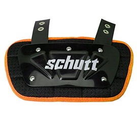 Schutt Sports Neon Football Back Plate, Neon Orange, Youth