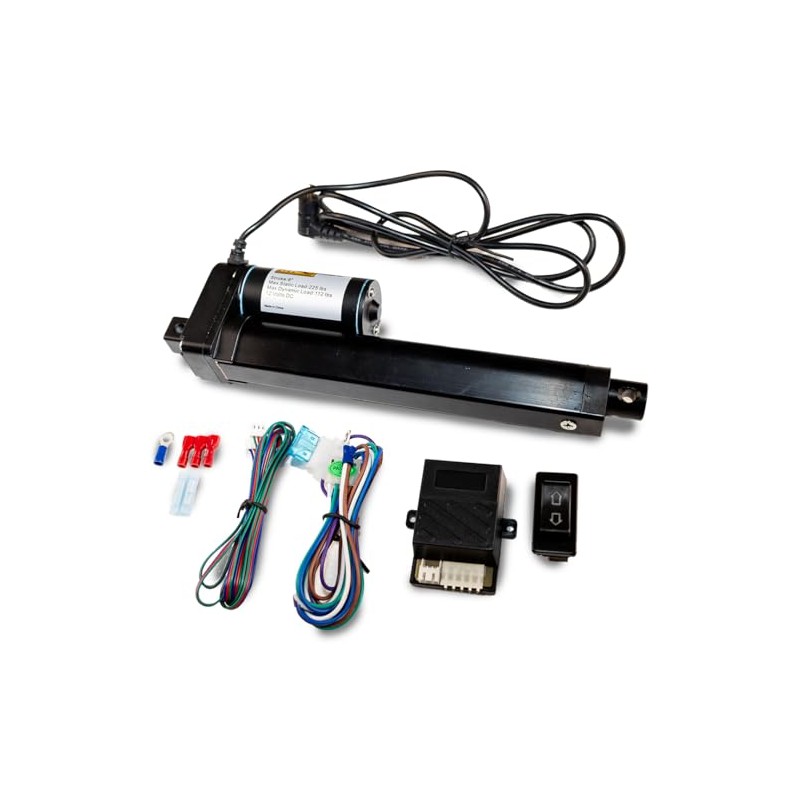 MPC 6 Inch Linear Actuator Kit:12-v w/ 225 lbs max