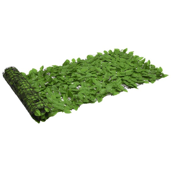 Gecheer Balcony Privacy Screen with Green Leaves 236.2"x29.5" SE100070