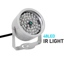 BW 48 LED Infrared Night Vsion IR Light illuminator Lamp 40M for CCTV Cameras Security Camera (Big)