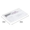 Rapesco 1629 A4+ ID Snap Folder - Clear - 5