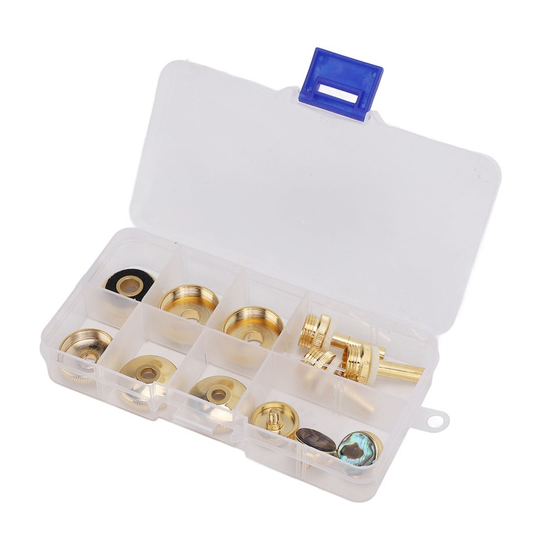 Trumpet Valve Finger Button Metal Abalone Shell Inlay Trumpet Button