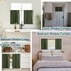 PANELSBURG Short Curtains 30 Inches Long for Small Window Set