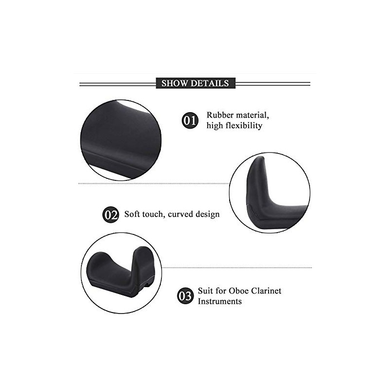 Thumb Rest Cushion, Clarinet Thumb Rest Cushion Protector for Clarinet