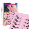 AKARA Natural Eyelashes, 7 Pairs, 3D False Eyelashes, Fake Lashes,
