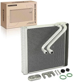 A-Premium A/C Evaporator Core Compatible with Volkswagen Golf 2013 2.0L, Tiguan 2011-2017, CC 2012-2013, CC 2011 2.0L 3.6L, Eos 2012-2016, GTI 2012-2014, Tiguan Limited 2017-2018, with Pressing Plate