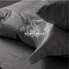 Schiesser Ella Cushion Cover Set, 2-Piece Set, Plain, Satin, 100%