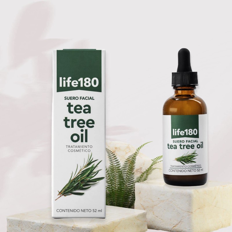 Life180, Tea Tree Suero Facial para control de grasa y