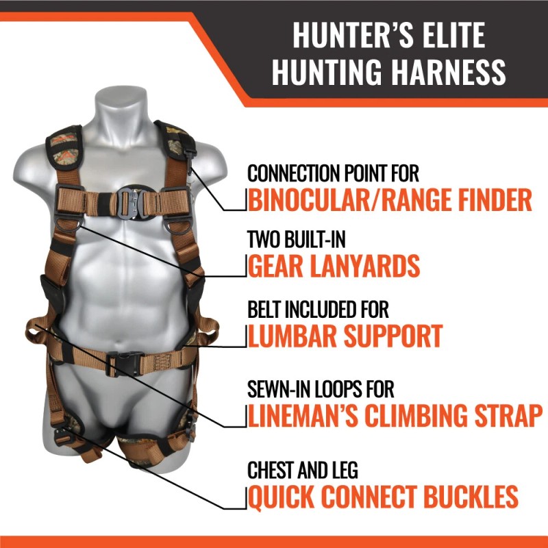 Malta Dynamics Hunter's Elite Hunting Harness - S-M, TrueTimber Kanati