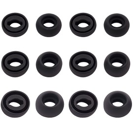 ALXCD Ear Tips Compatible with Galaxy Buds Pro Earbuds, S/M/L 3 Size 6 Pairs Silicone Replacement Eartips Earbuds Tips, Compatible with Galaxy Buds Pro SM-R190, 6 Pairs, Phantom Black