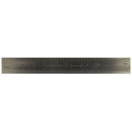 General Tools 676 6-Inch Rigid Stainless Steel Rule