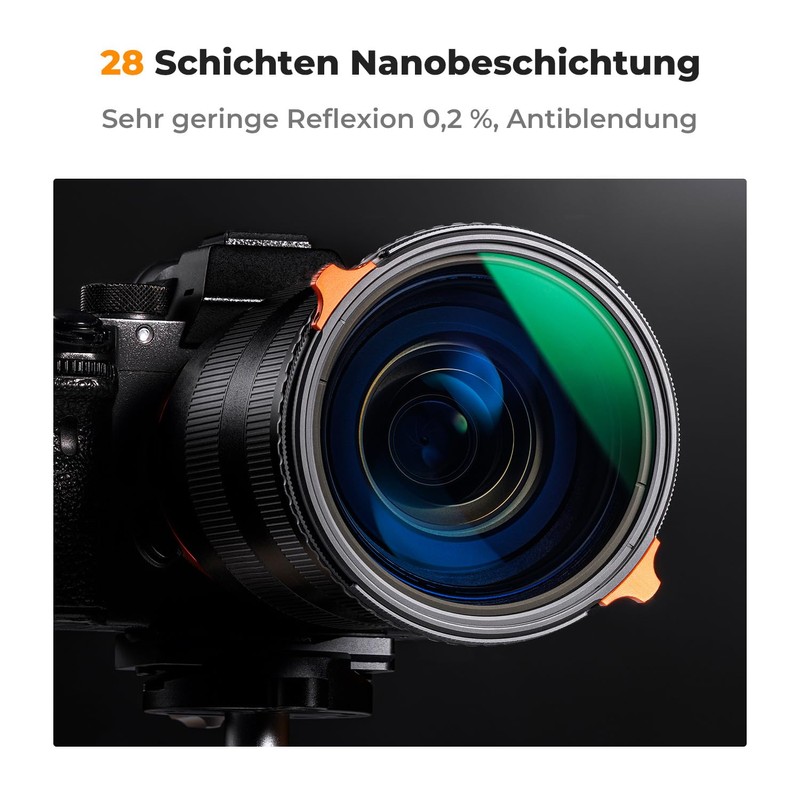 K&F Concept Nano-X True Colour ND Filter 55 mm Polarising