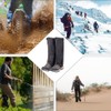 Uniqox Gaiter, Breathable, 100% Waterproof, Mountain Climbing Spats, Long Gaiter,