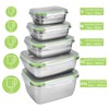 UPTRUST Stainless Steel Food Storage Containers | Leak Proof &