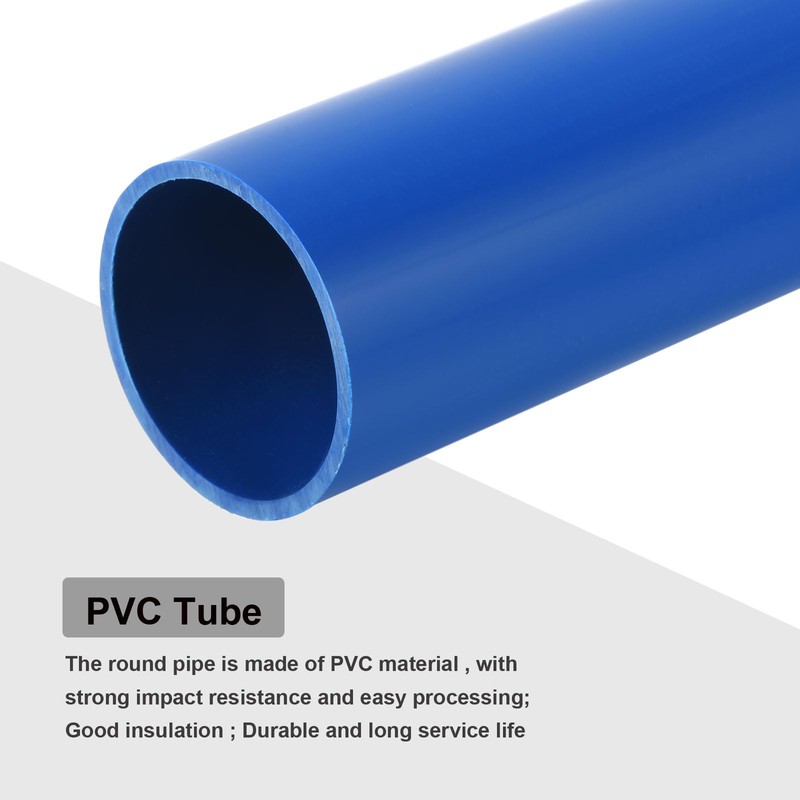 QUARKZMAN PVC Pipe, Rigid Round Pipe 36 mm ID 40