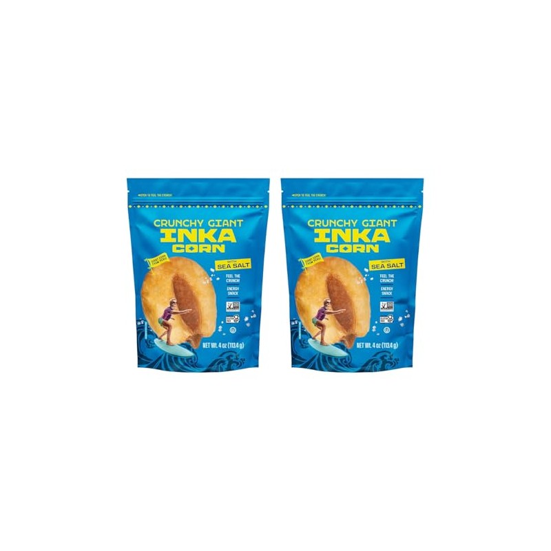 Inka Corn Nuts, Gluten Free Roasted Giant Corn, Original Flavor,