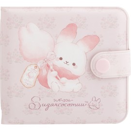 San-X Sugar Cocomoo Wallet WL37803 H3.5 x W7.9 x D0.8 inches (90 x 200 x 20 mm)