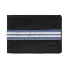 FOSSIL Jared Front Pocket Wallet Bifold Black, black