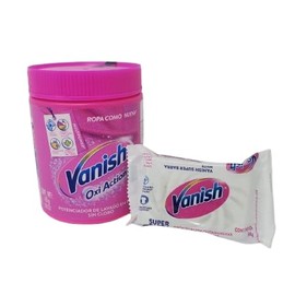 Vanish Spot Remover for Colored Clothes 450 g and Stain Remover Bar Soap for White Clothes 68 g