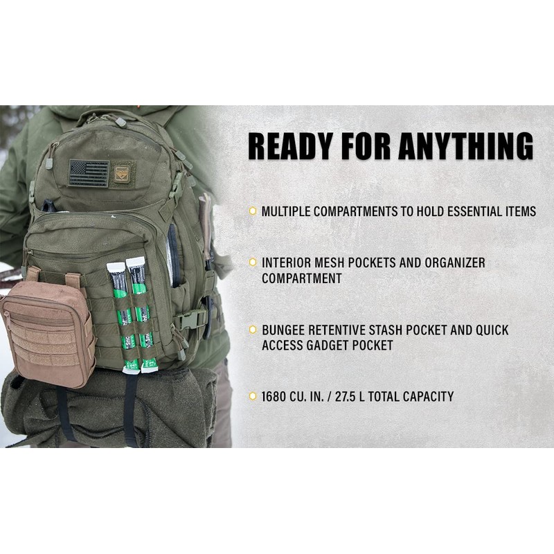 Condor Venture Pack - Tactical Backpack - Military, Survival, First