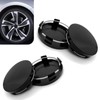 Titgoes 4 PCS Wheel Center Cap, 2.36" OD 2.2" ID