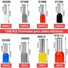 1500 Pcs Kit de terminales para cable，Alicates para prensar cables，Alicates