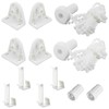 LAINIKE Set of 2 Roller Blind Brackets Window 17 mm