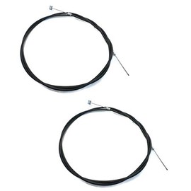 (2) New 60" UNIVERSAL BRAKE CABLE Go Kart Cart Go-Cart Minibike Mini Bike ATV Cycle