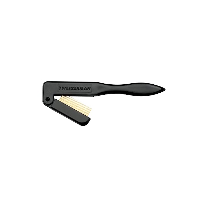 Peine para pestañas Tweezerman, diseño plegable