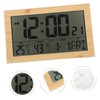 NOLITOY 1Pc Large Display Digital Hanging Calendar Clock Wall Mounted