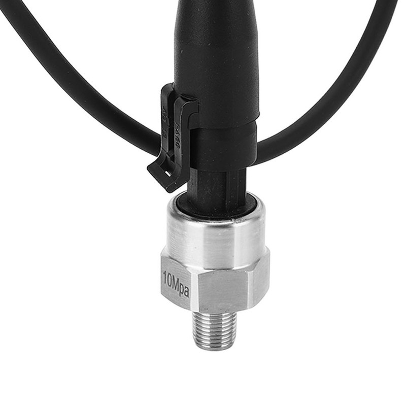 Pressure Transducer 0‑10Mpa Sender Stainless Steel Sensor 1/8in 27NPT Thread