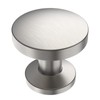 9BUILD EU0048 Pack of 10 Furniture Knobs, Brushed Nickel Cupboard