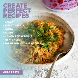 Drybox Tomato Powder, Pure Powdered Superfood for Cooking Like a Pro, Make Your Own Sauce, Paste, or Ketchup! Rich in Lycopene, Vitamin C, and Vitamin K, 7 ounces (200 Grams)