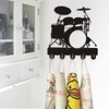 Drum Wall Hook Multi-Purpose Wall Hanger Coat Bags Clothes Keys