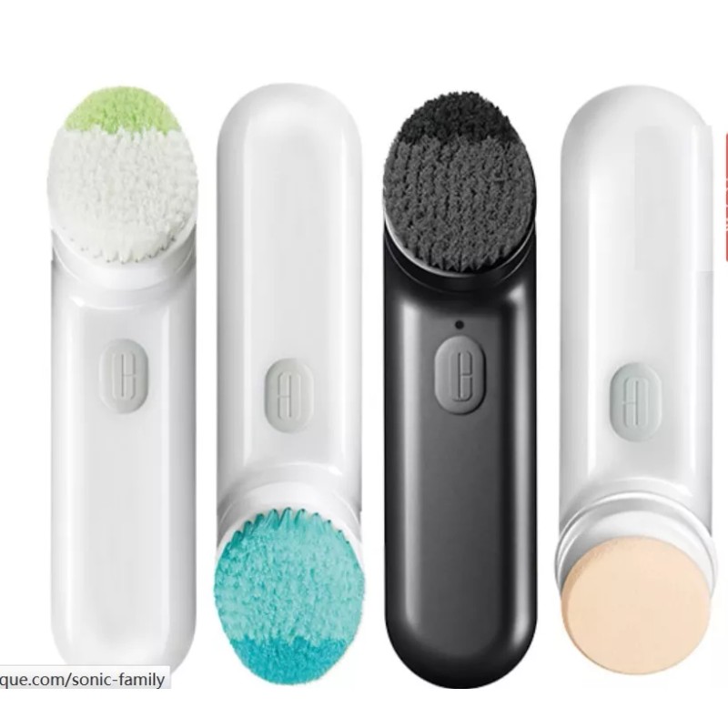 Clinique Limited Ed. Sonic Cleansing System Purifying Cleansing Brush/Makeup All
