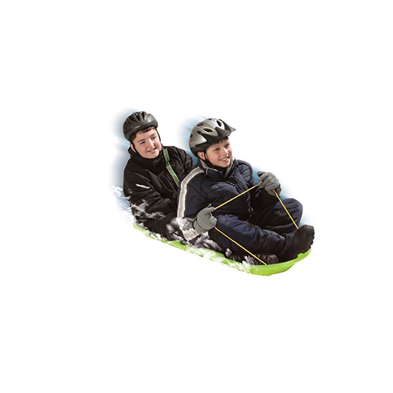 ESP 48" Day Glow Sno-Twin Toboggan – Two-Rider Sled –
