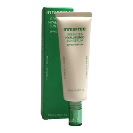 Innisfree Green Tea Hyaluronic Acid Soothing Moisture Sun Serum 50ml / 이니스프리 그린티 히알루론산 진정수분 선세럼 50ml