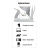 Multicontacto Con Cable Flexible Volteck 46353 Color Blanco