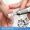 Sanding Sleeves Nail Cutter 240 Grit Sanding Caps Nail Sanding