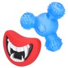 Pet Chew Toy Set Interactive Puppy Teething Red Lip Demon