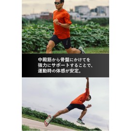 Goldwin GC15152 Men's C3fit Impact Air Cargo Half Tights for Running, Climbing, Trails, Stretch, UV, Black, S