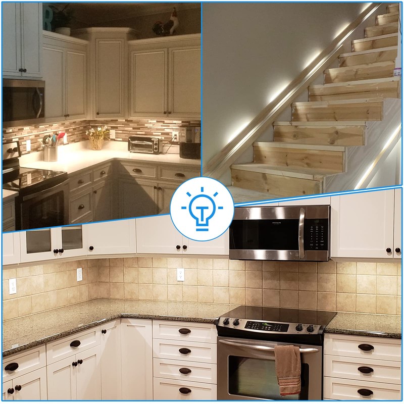 Litever Kitchen Under Cabinet LED Lighting Kit, Super Bright, 6