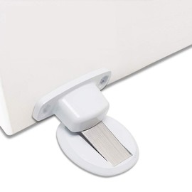 PHOEWON Metal Door Stop Magnetic No Drilling Stainless Steel Door Stop - Floor, Door Holder