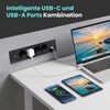 Built-in Socket 8-in-1 Table Socket with 4 USB, Recessed Socket,