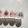 [Ar] Hello penguin handmade nail tip drawing nail art specialist