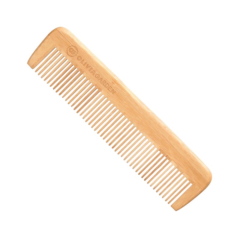 Olivia Garden Bamboo Touch Comb - Eco-conscious Bamboo Hair Comb