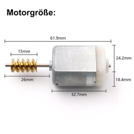 12V DC actuator for car door locks - Easy repair and reliable performance.
