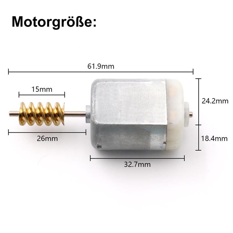 12V DC actuator for car door locks - Easy repair